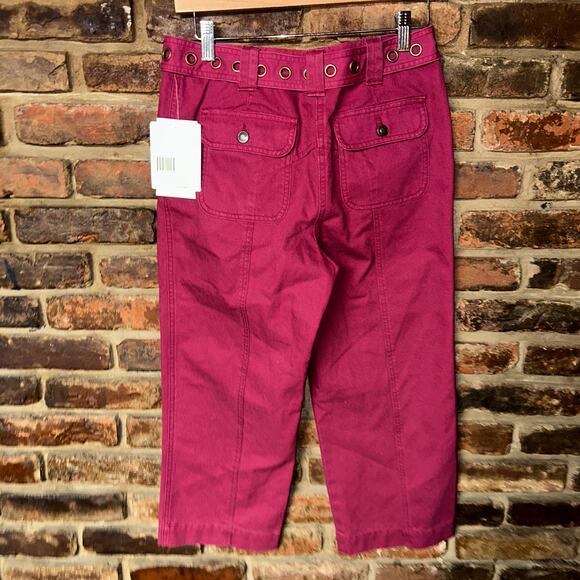 NWT Liz Claiborne Pink Wash Denim Michaela Capri Jeans Women's Size 4 - Picture 6 of 6